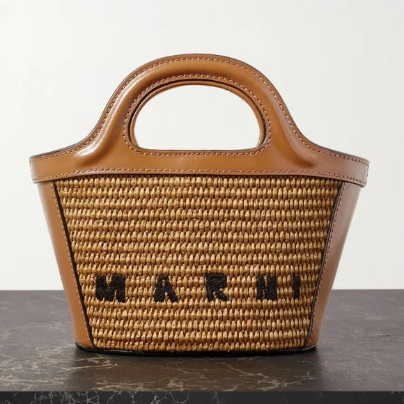 Marni Tropicalia Micro Raffia Tote - Picture 3 of 4